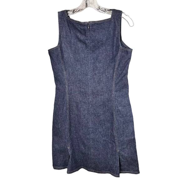 Ann Taylor Denim Sleeveless Dress 6P - Picture 2 of 8